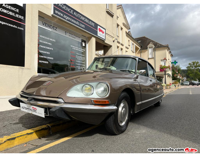 Achat voiture occasion, Auto occasion pas cher | Agence Auto Citroen DS D SUPER 5 "PALLAS" ETAT EXCEPTIONNEL! Marron Année 1973 Manuelle Essence